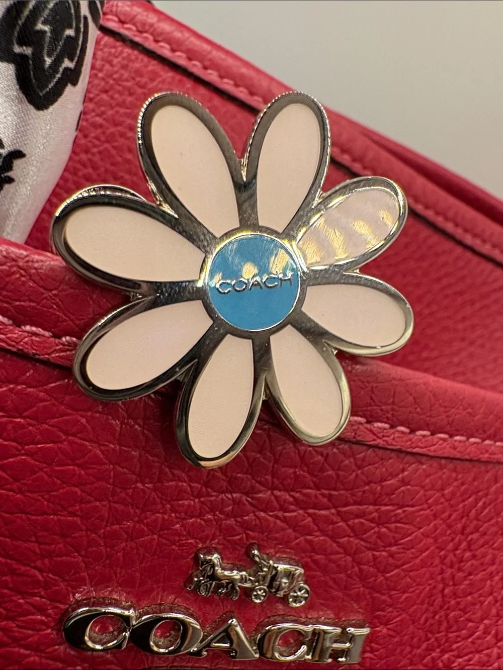 COACH Pink and Blue Daisy